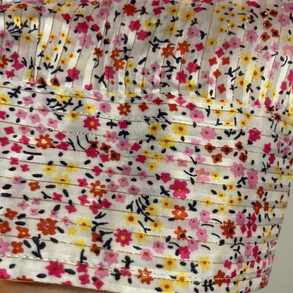 J.Crew Ruffle top in field day print - Picture 6 of 11